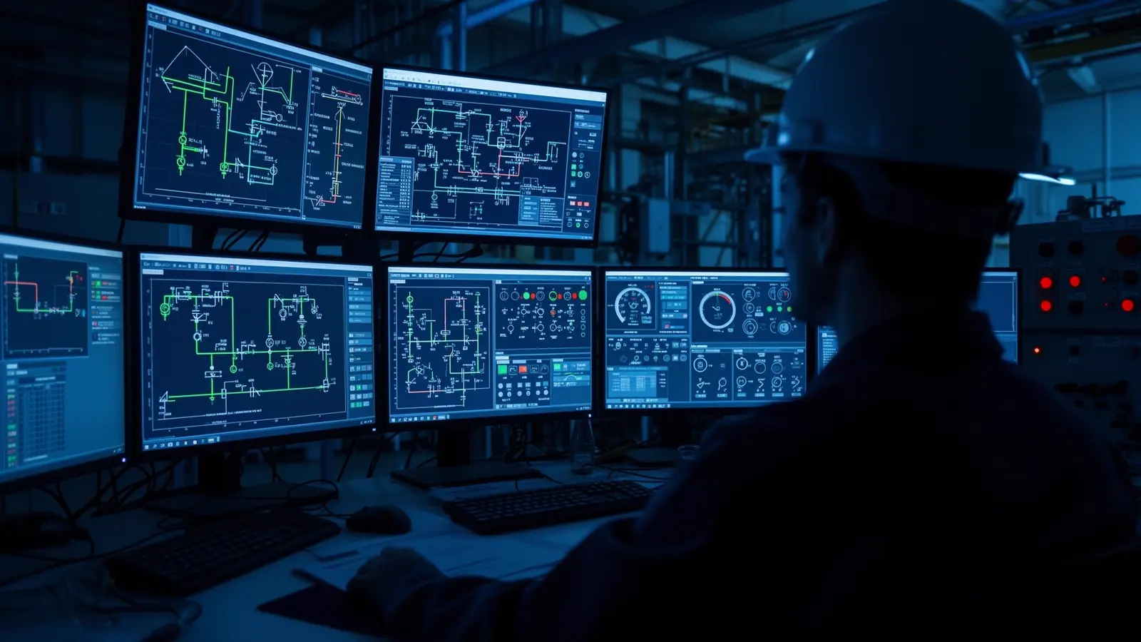 Industrial operations control room